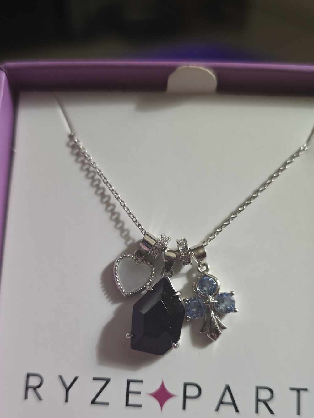 New With Box Ryze Storyline Sterling Silver Necklace - Picture 3 of 3